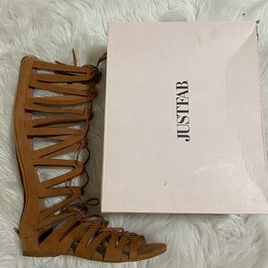 cognac “vanda” gladiator sandal